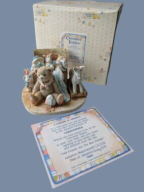 Enesco Cherished Teddies Old Friends Are The Best Friends Vintage 1991